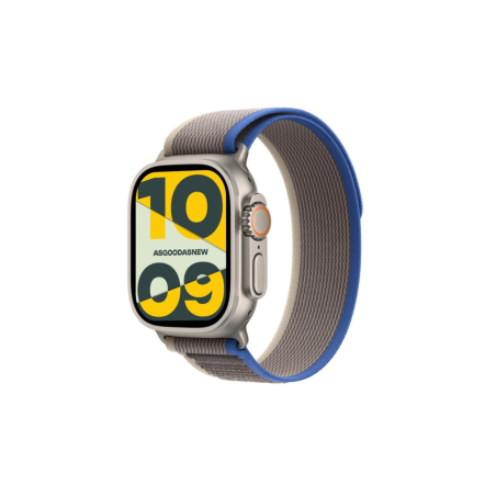Apple Watch Ultra Cellulaire 49mm Titane Naturel avec Bracelet Trail Loop Bleu/Gris - Grade A avec Boît… — R3 · Smarty Paris 18e